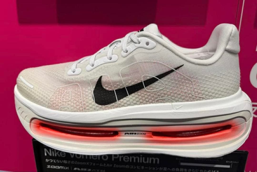 シューズ(男性用) Nike Vomero Premium White/Bright Crimson