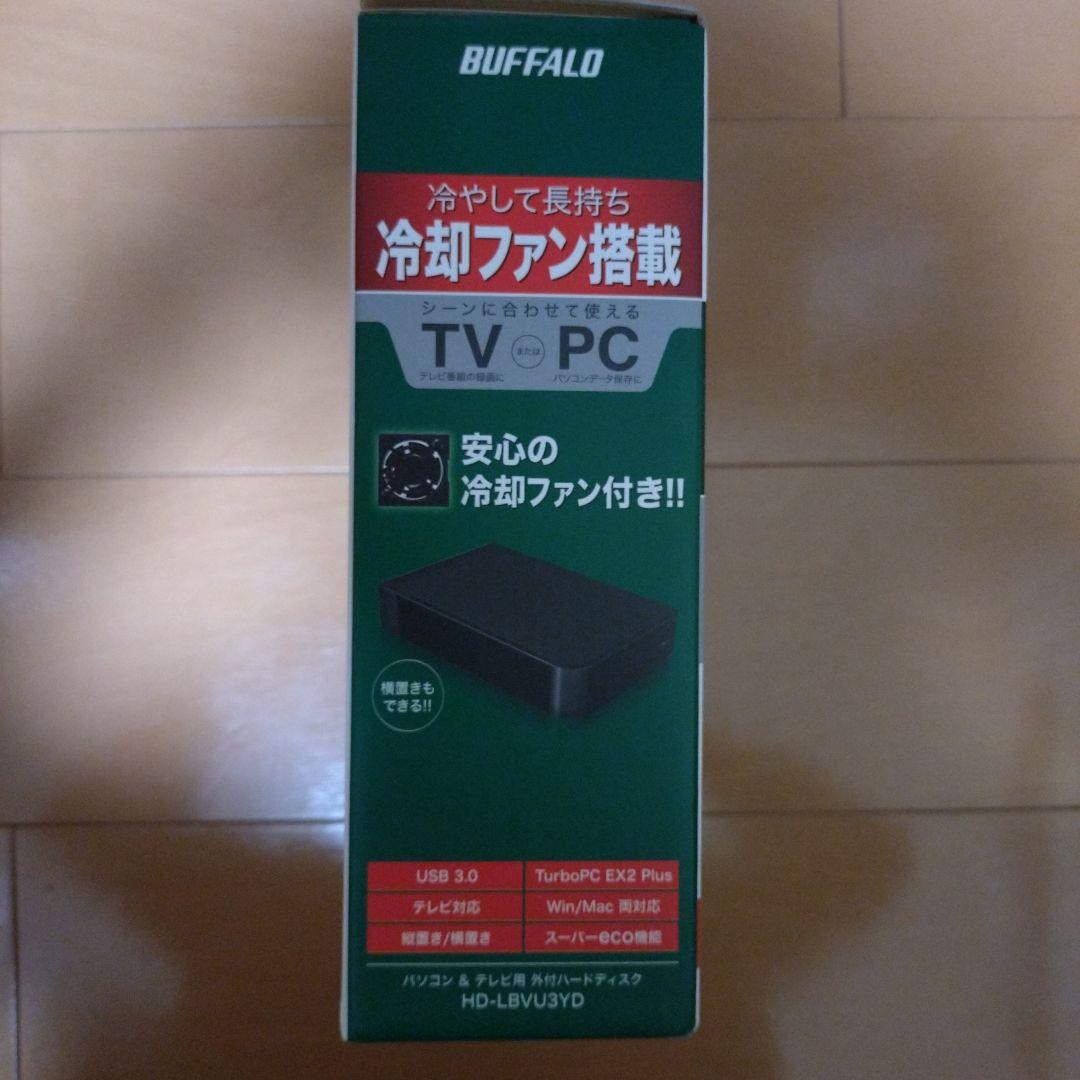 BUFFALO 外付HD 3TB HD-LBV3.0U3/YD【未開封】
