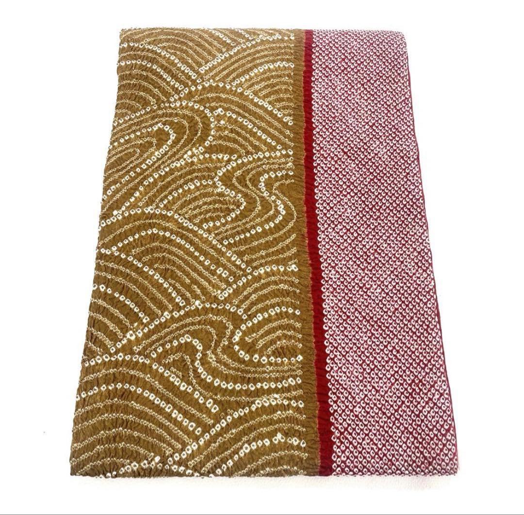 専用帯5143 4401 二点セット●高級 正絹 引箔 七宝華文 六通 袋帯