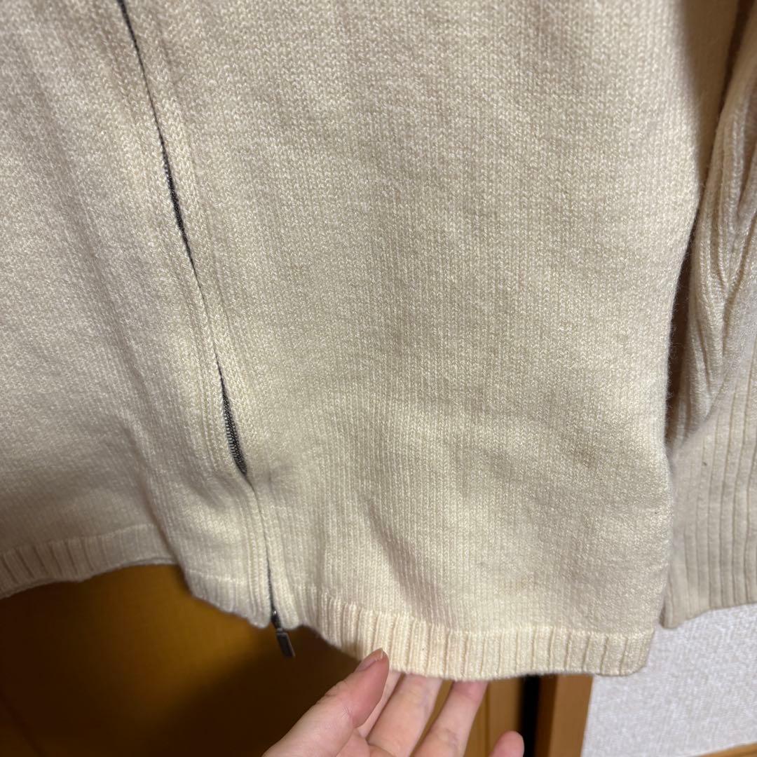 Cruciani クルチアーニ ウール　ジップ アップ ニット　ドライバーズ