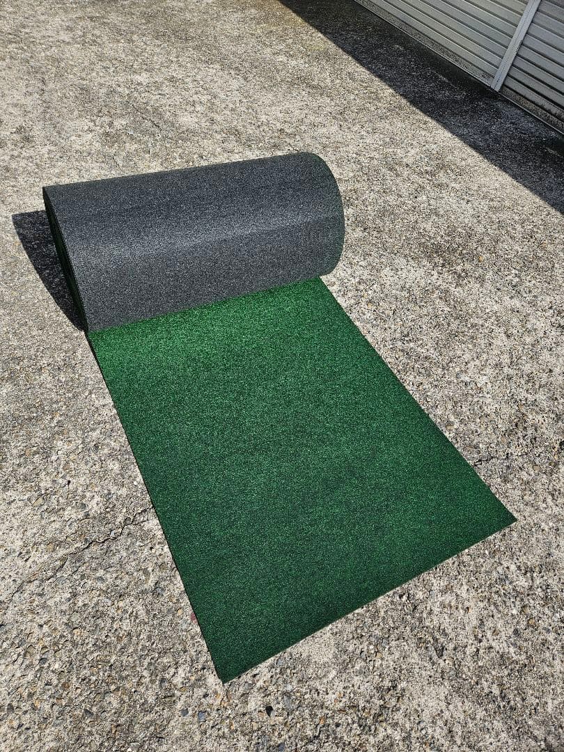 【新品】本格ポリエステル不織布 防草シート(明るめグリーン)厚手　巾1m×40m