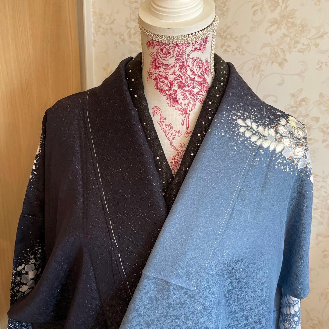 吉乃一廉銀通し辻ヶ花訪問着（新品未使用）