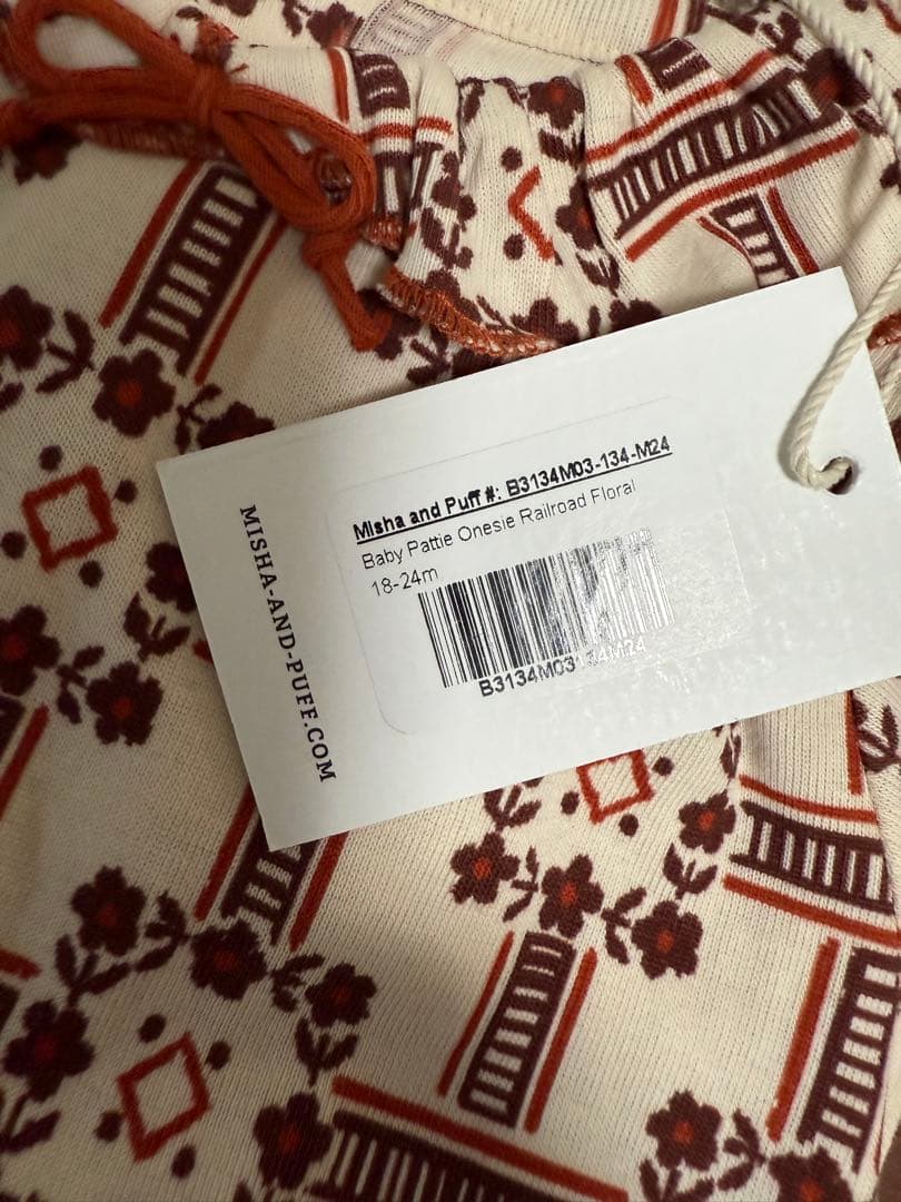 Misha & Puff mto 花鉄ロンパース