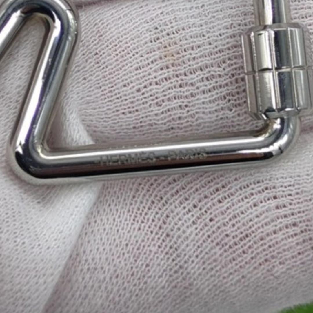 エルメス シュバル キーリング キーリング　チャーム シルバー メタル