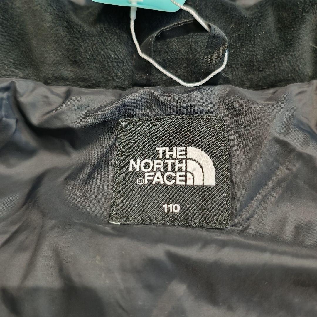 美品　限定　ノースフェイス　ロング　ダウンジャケット　ブラック　キッズ110