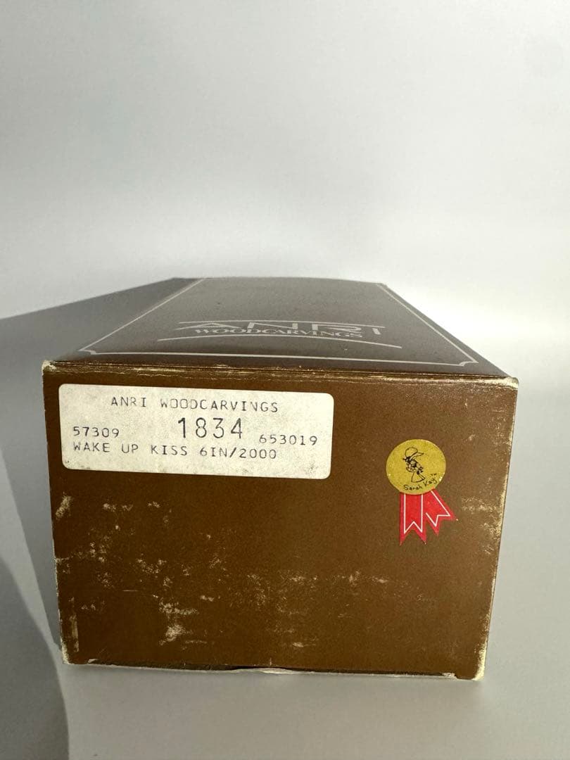ANRI 木彫り人形 2000体限定 キス アンリ フィギュア フィギュリン