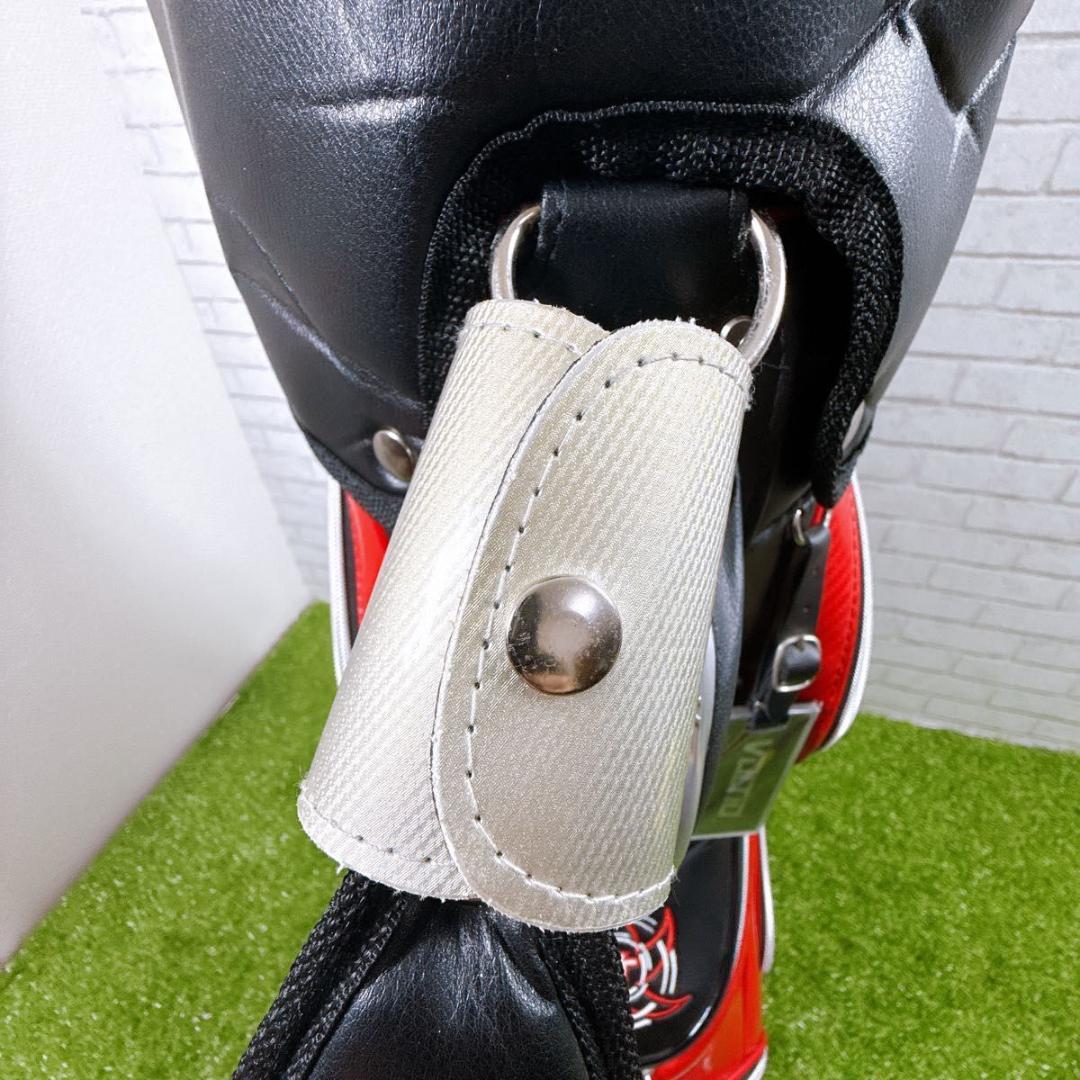 VOLTIO NINJA キャディバッグ ブラック×レッド×シルバー 未使用品