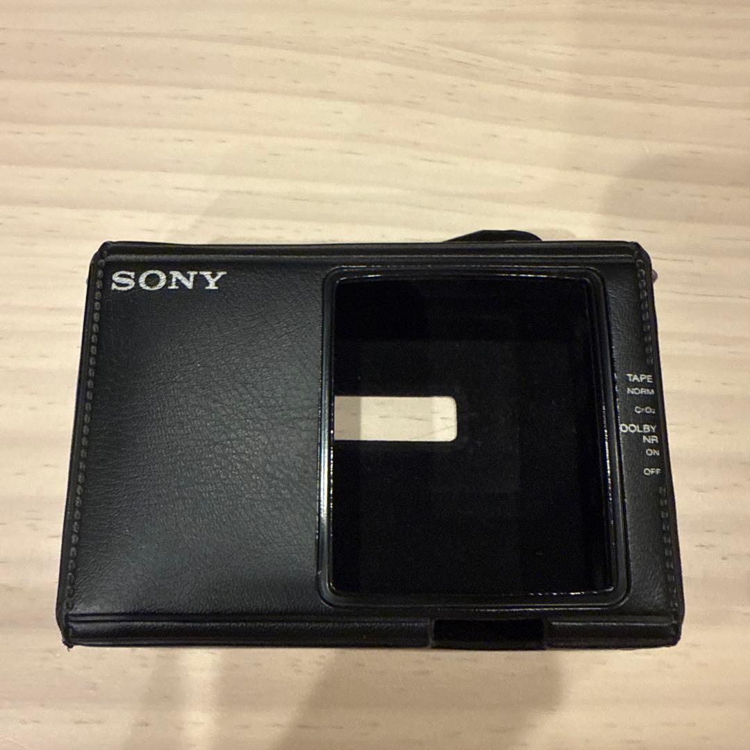 【希少】ソニー カセットテーププレーヤー ウォークマン WM-D3 革ケース付