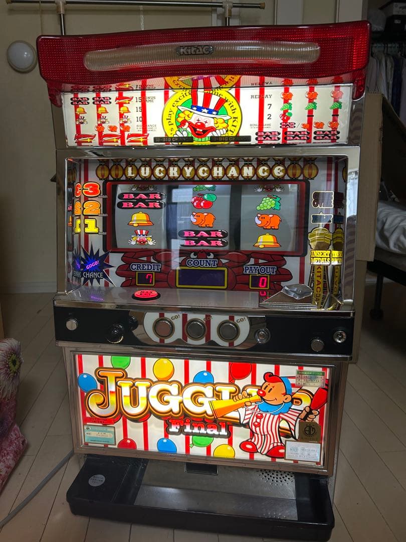 裏 ファイナルジャグラー パチスロ実機 引き取り限定