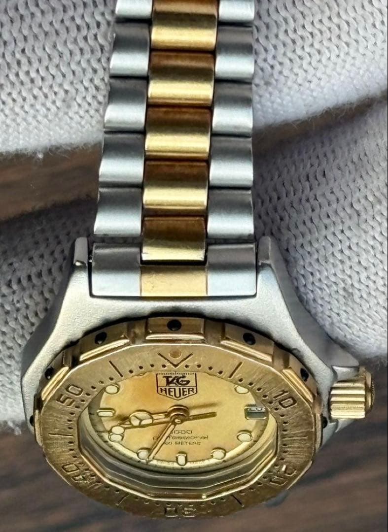 稼働　TAG HEUER 935.408 タグホイヤー 3000 ゴールド