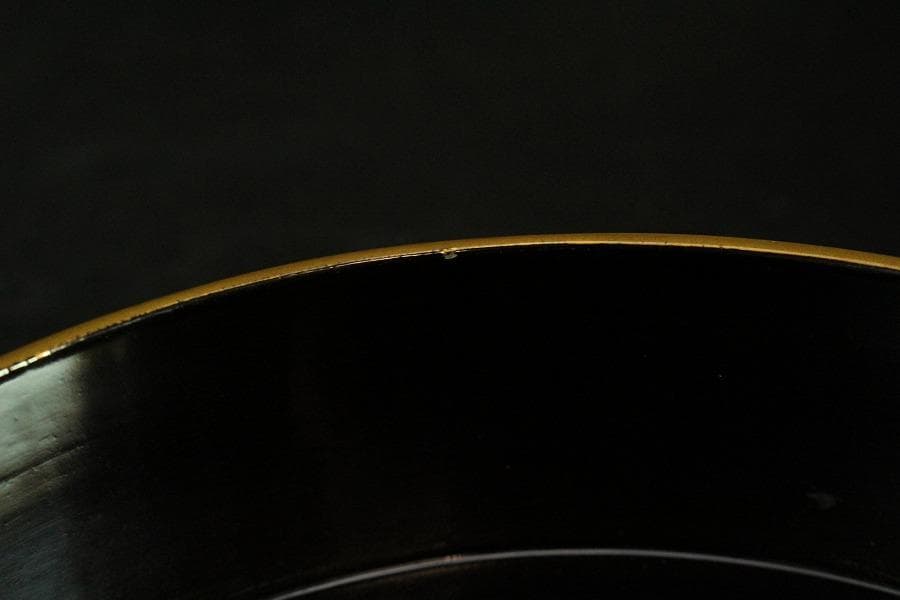 古美術 纏枝蓮花紋 蒔絵 蓋物 時代物 美品(K-A752)