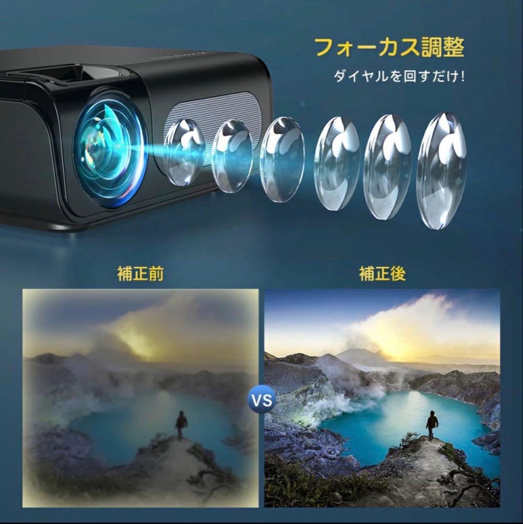 ★プロジェクター★小型 16000ルーメン 550ANSI 4k 1080p