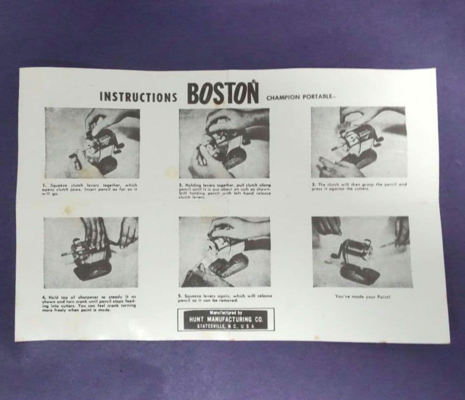 BOSTON CHAMPION ボストン 未使用 希少No.1012 鉛筆削り