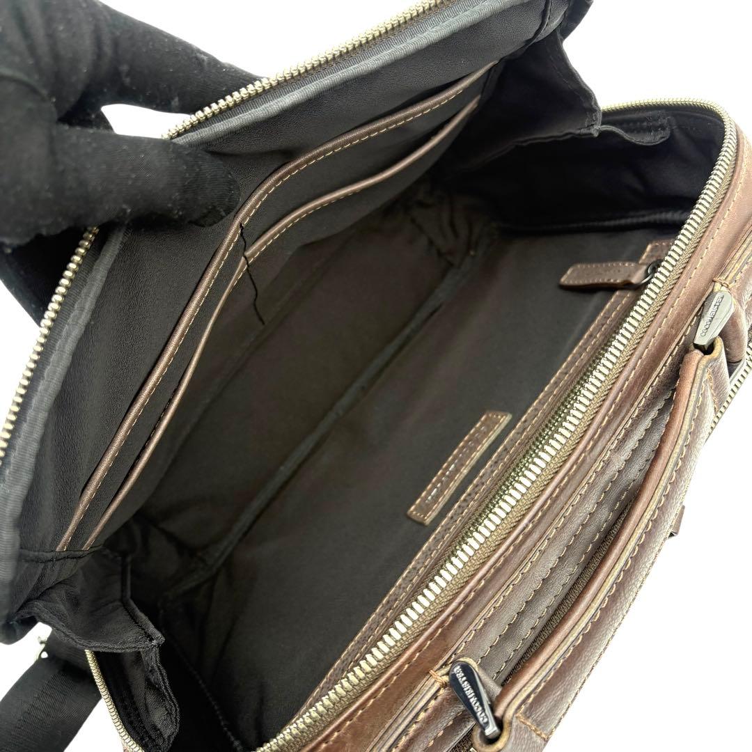 美品 ココマイスター カルドミラージュ ショルダーバッグ 2way ブラウン