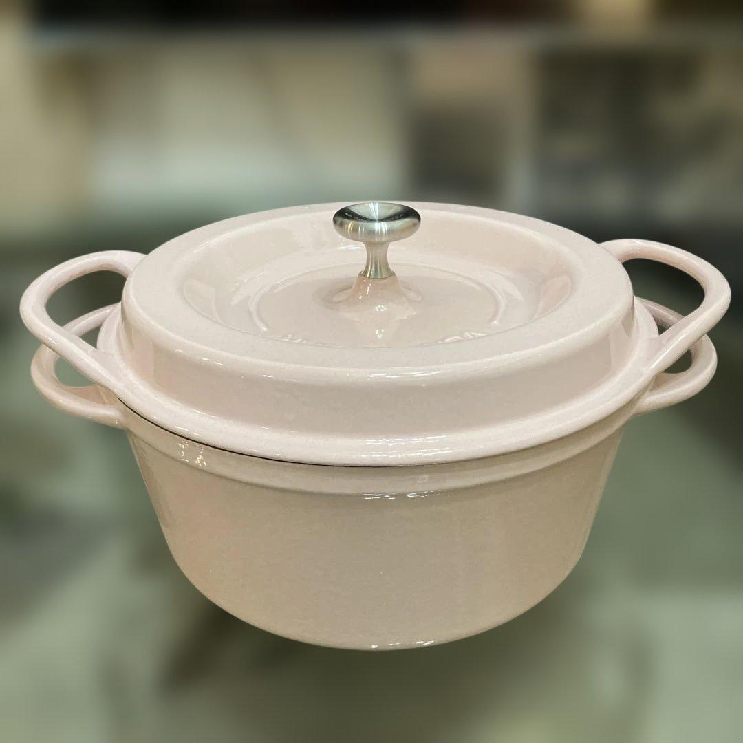 バーミキュラ　パールピンク　オーブンポットラウンド22cm