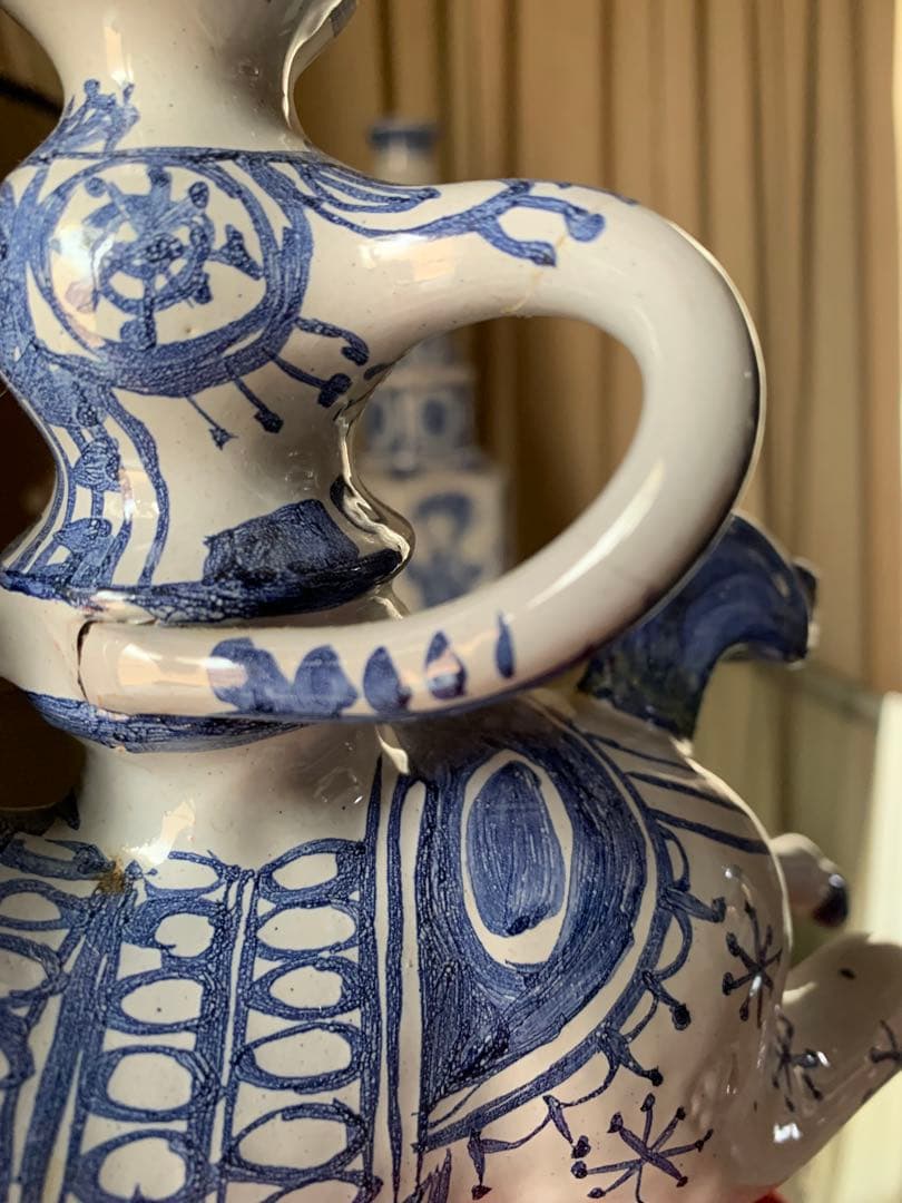 ビヨンヴィンブラッド　1968年ビンテージ手書きスタジオ一点物キャンドル立て