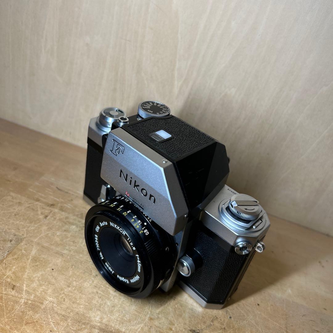 Nikon F +GN Auto Nikkor 45mm f2.8 完動極美品