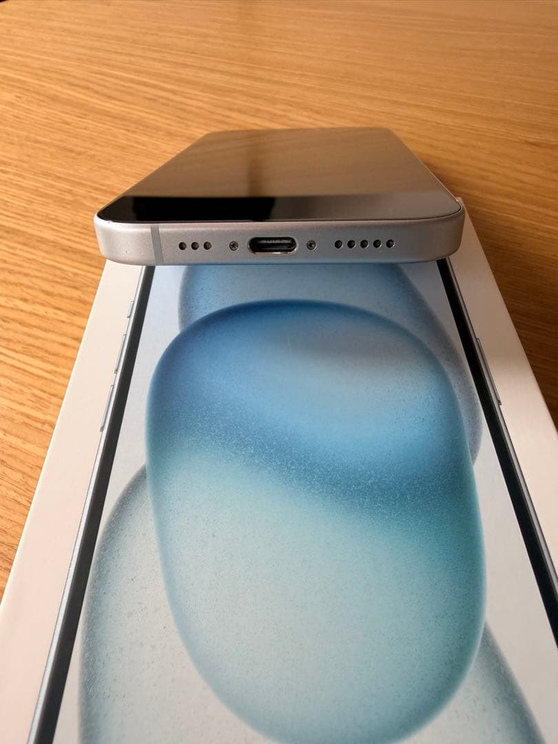 Apple iPhone 15 128G ブルー 本体　バッテリー状態87%