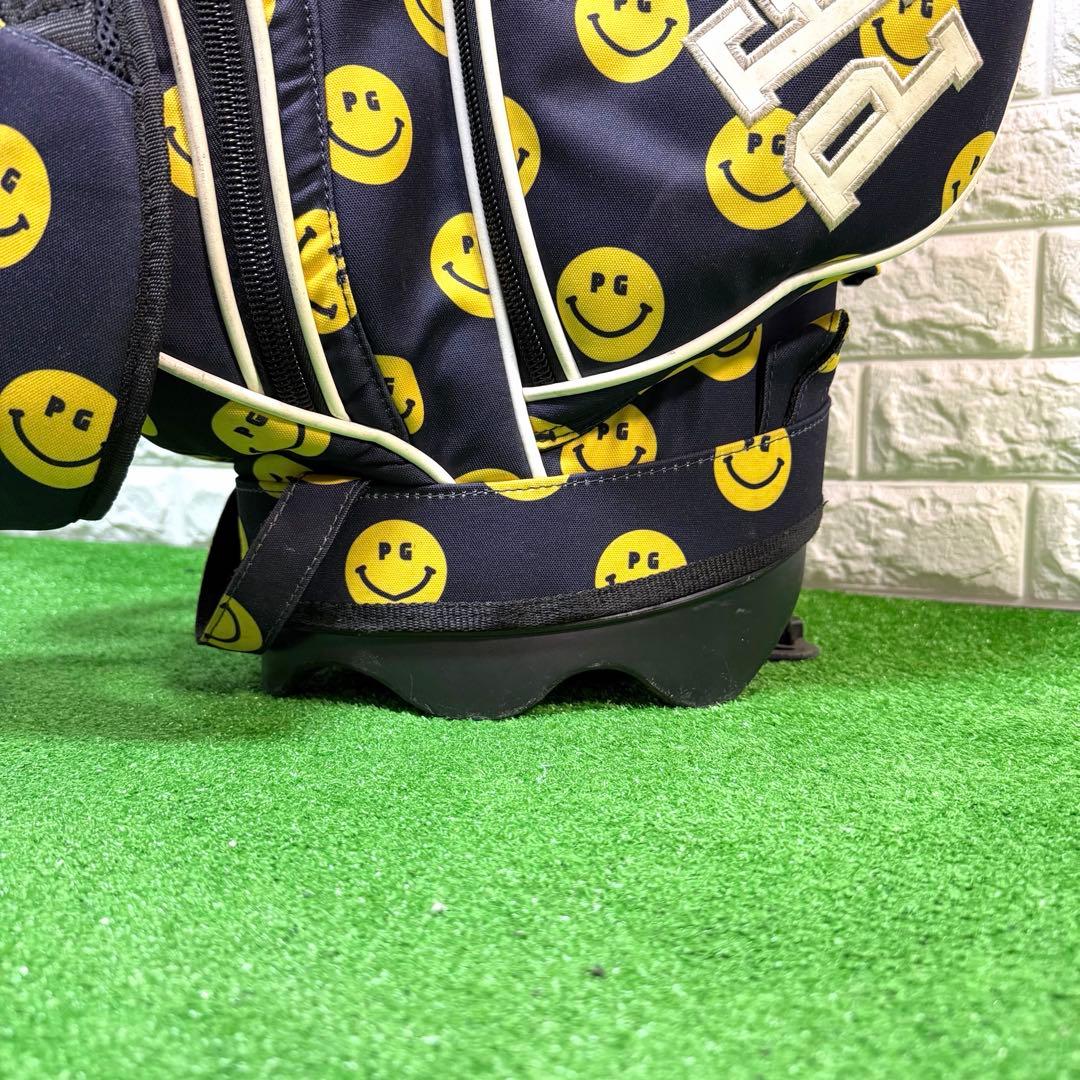 パーリーゲイツ　キャディーバッグ　ニコちゃん　スタンド式　9.5型　ネイビー