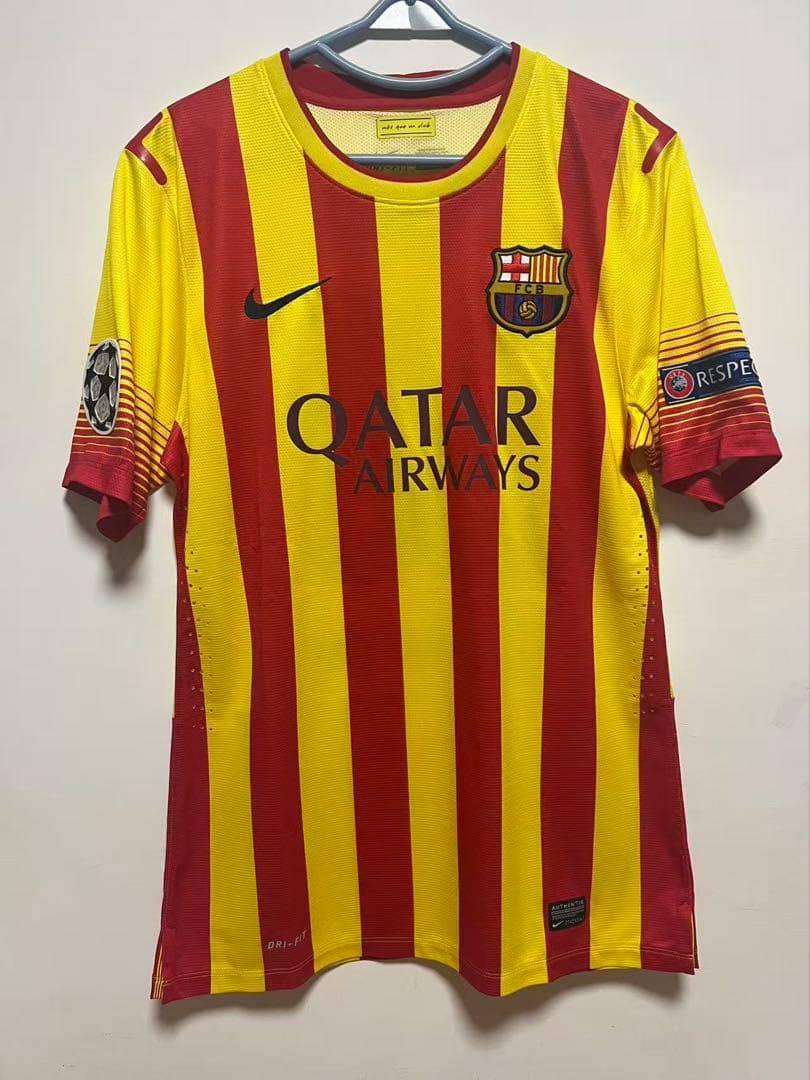 選手支給バルセロナ メッシ 13-14 ユニフォーム CL