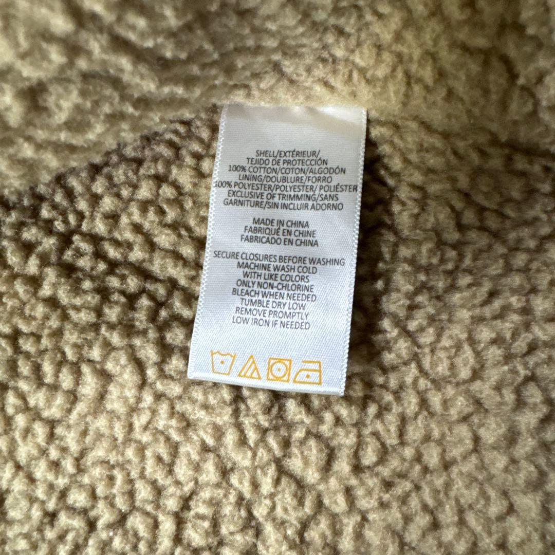 WOLVERINE古着ブラックダックベスト中ボア　S80