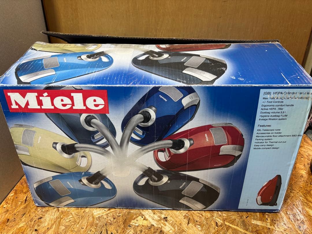 オ*フ様 掃除機 S4580 ミーレ ドイツ製 フィルター 箱説明書 付き 訳あ