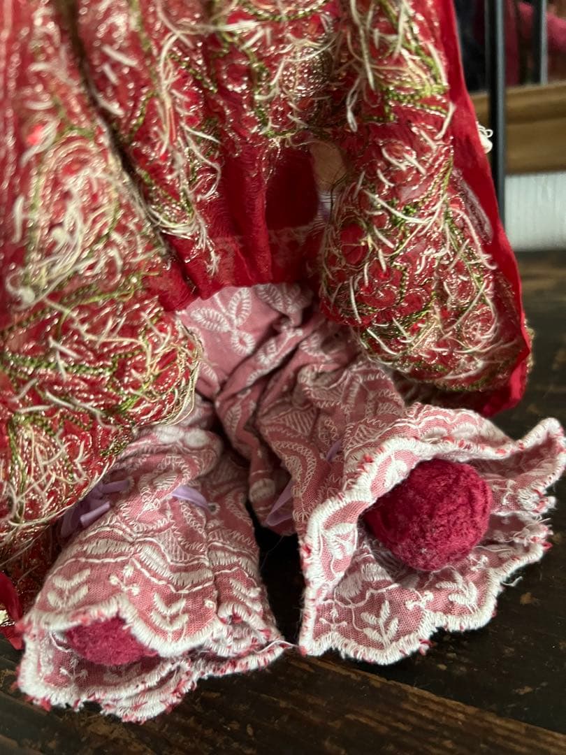 アンティーク動物コスチューム人形 ドール アンティーク　ビスクドール 人形