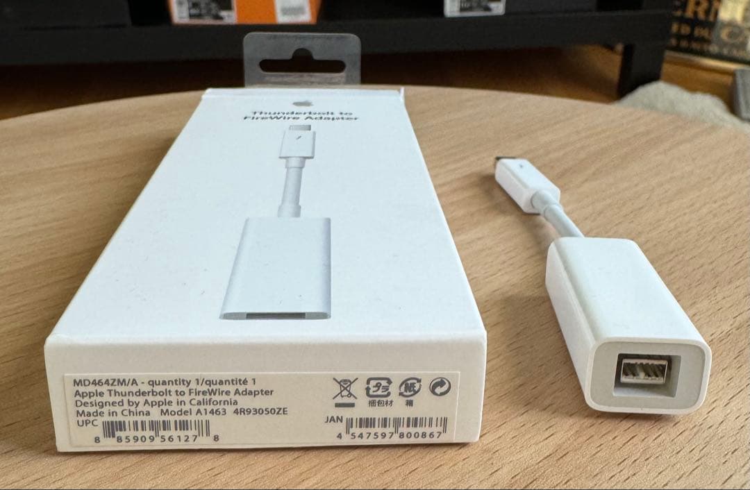 Apple純正FireWireThunderbolt変換アダプタ一式MiniDV