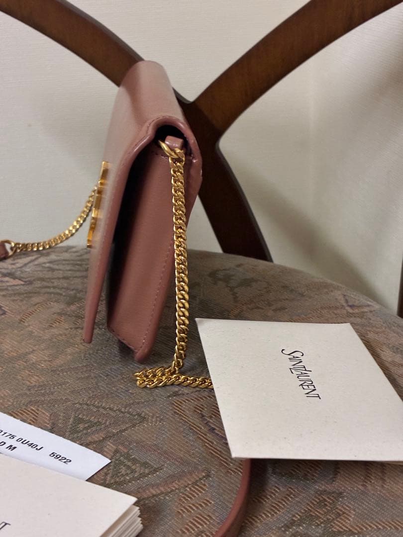 値下げ　YSL フォンケース カーフスキン