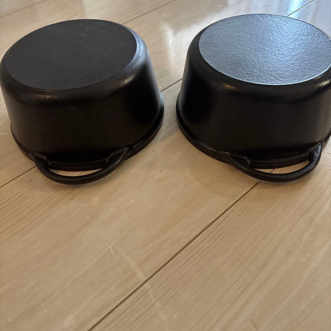 VERMICULAR オーブンポット1 マットブラック 14cm 2個セット