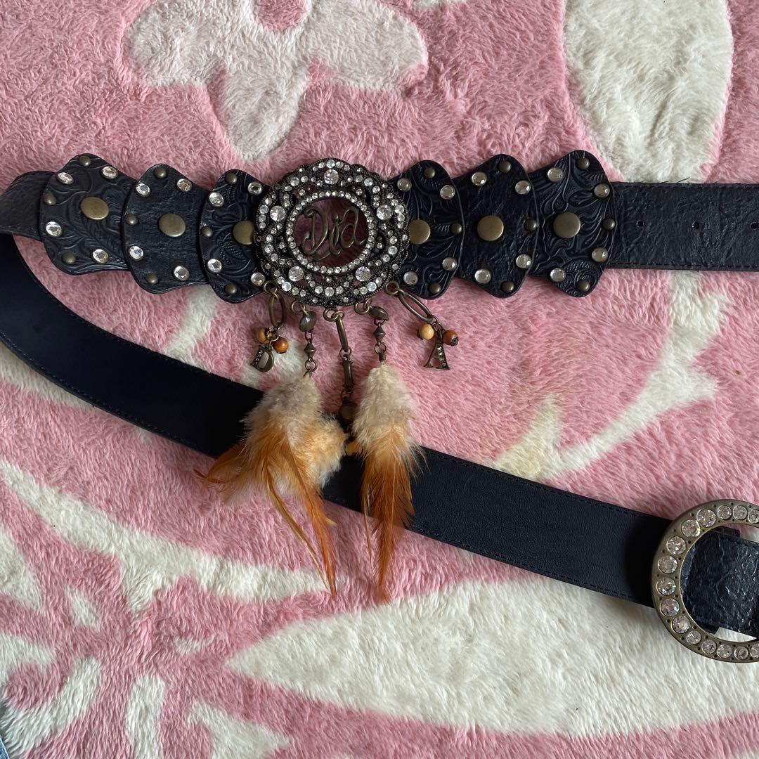 d.i.a. ダイヤ ベルト ギャル 平成ギャル 黒GAL ムーンバックル