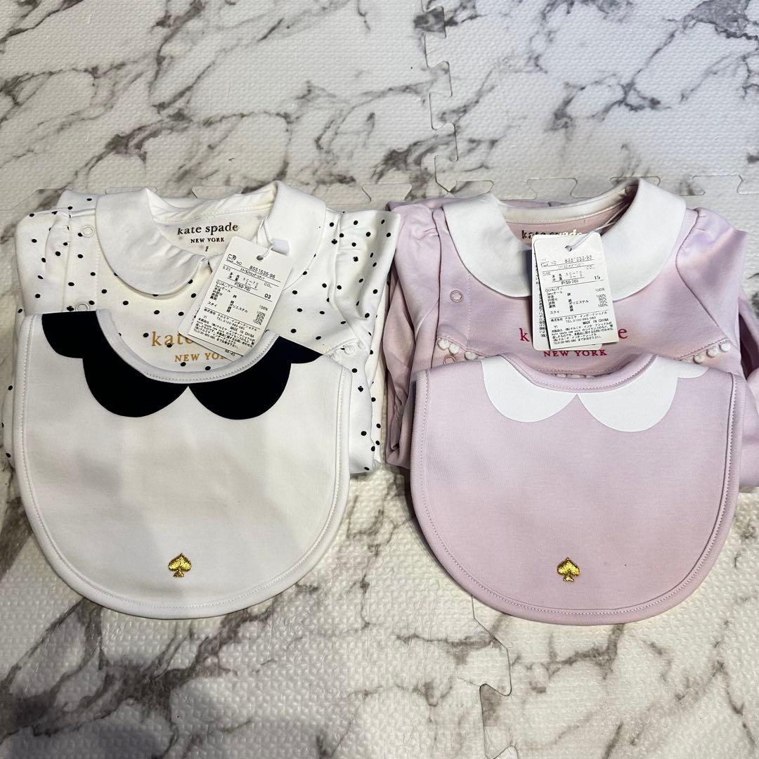 『新品未使用』kate spade 襟付きロンパース 50-70cm
