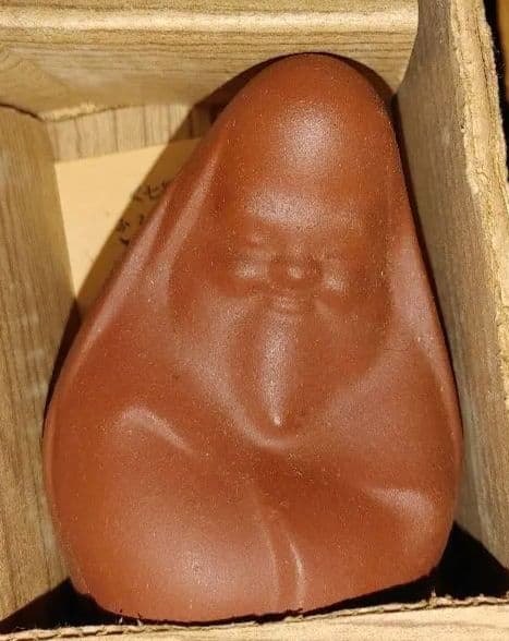 七福神置物　赤土焼き　三枝惣太郎作　送料込み