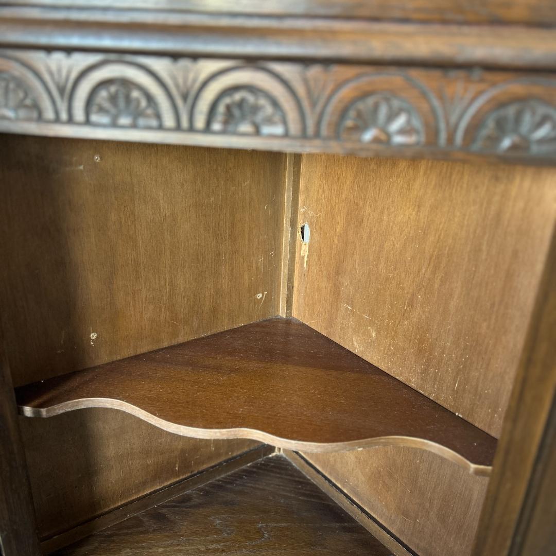 イギリス アンティーク家具 コーナーキャビネット 1930年頃 959A