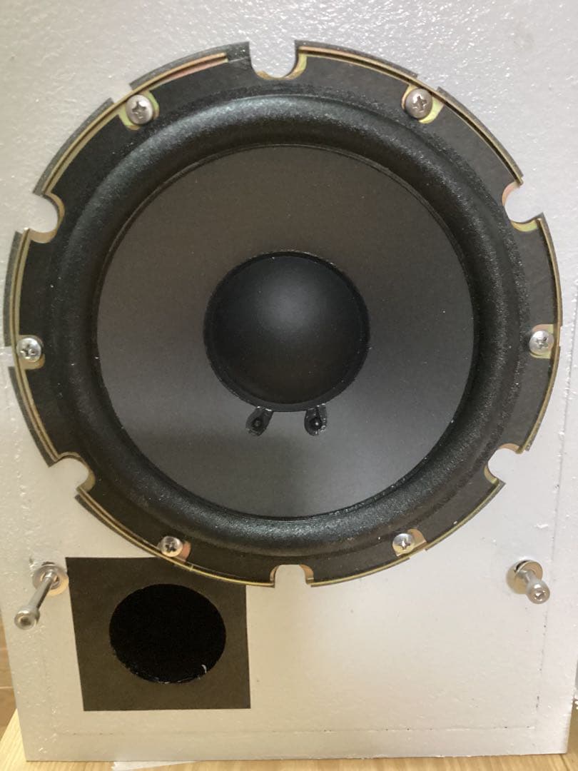 ビクターユニット使用自作スピーカー16㎝2way バッフル重ねてお色直し