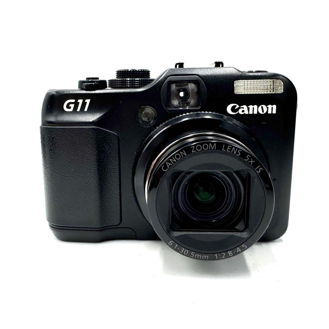 動作良好 Canon キャノン PowerShot G11 ブラック コンデジ