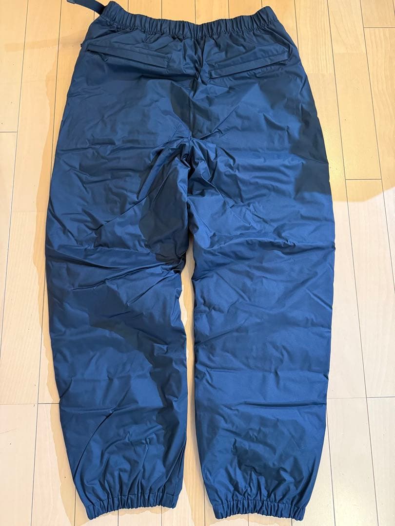 【ENNOY】中綿ナイロンパンツ. Mサイズ　ブラックPADDED PANTS