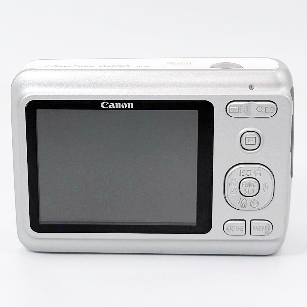 キヤノン PowerShot A480 シルバー コンデジ カメラ 中古