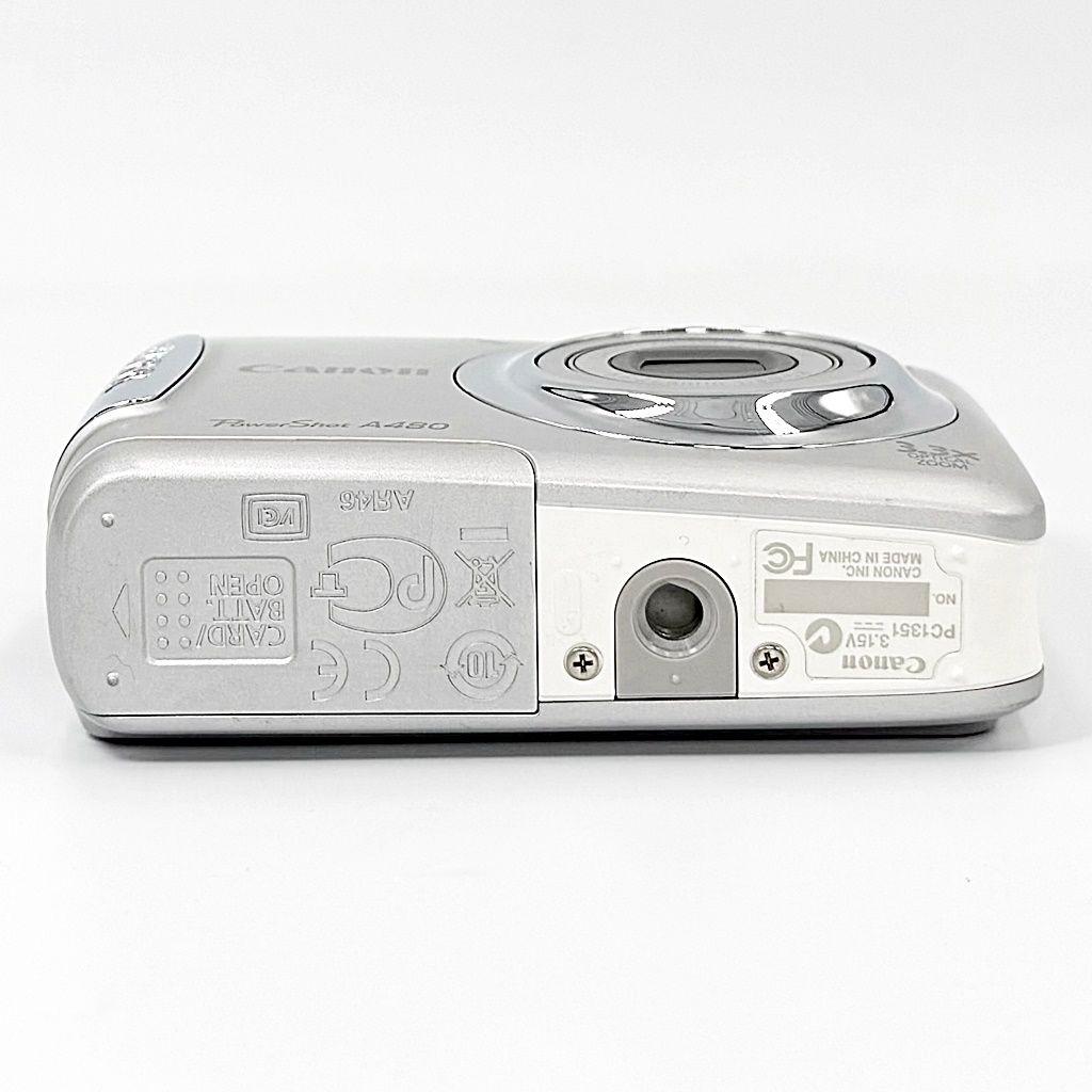 キヤノン PowerShot A480 シルバー コンデジ カメラ 中古