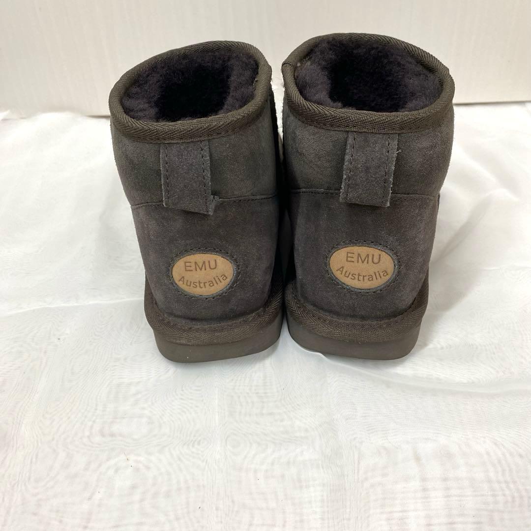 最終値引★EMU Australia チョコレート ムートンブーツ 7 24cm