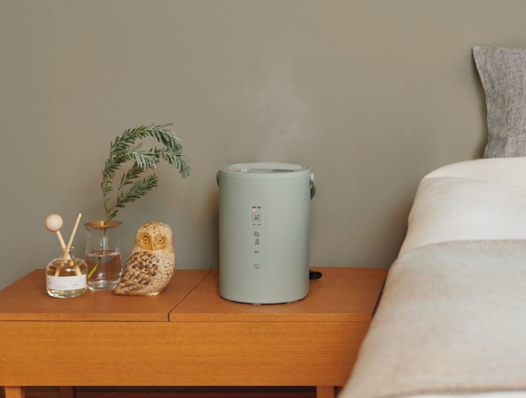 スチーム式加湿器EE-MB20-GAグリーン【新品未開封】