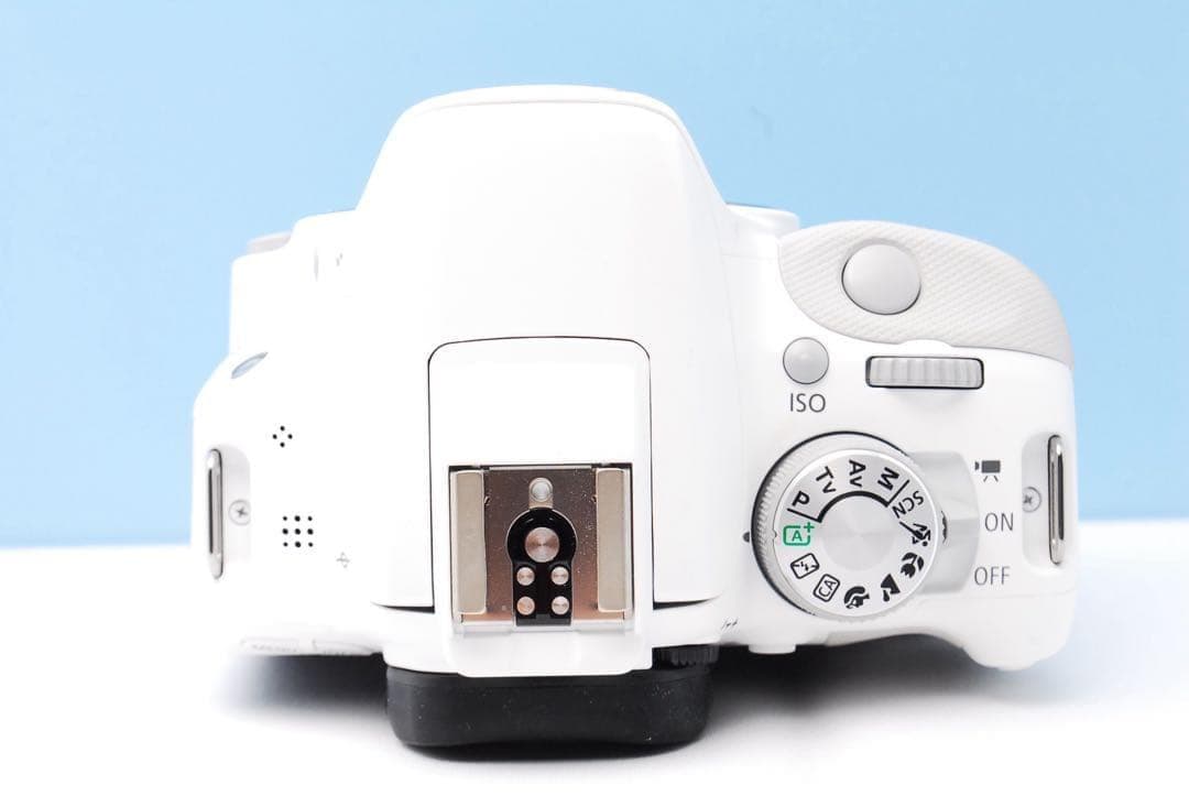 ホワイトCanon X7✨️静音USMレンズ＋取説・CD・元箱付！女性人気♥️