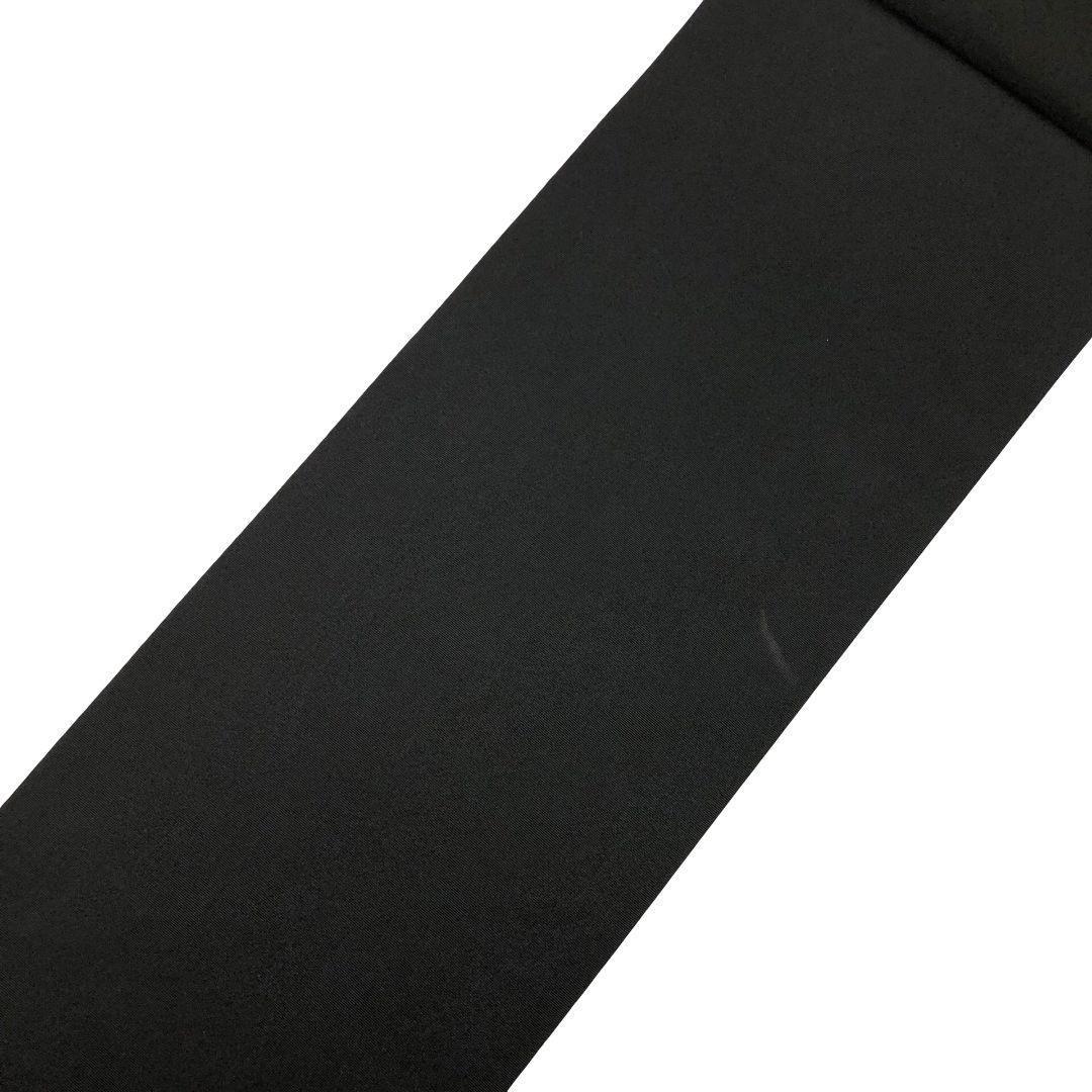 名古屋帯 作家物 塩瀬 藤の花模様 黒色 O-5986