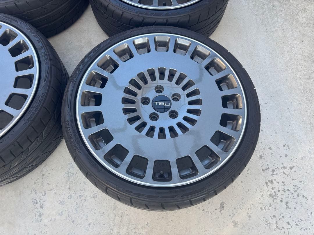 TRD タイヤ4本18x7.5 5H +48PCD100