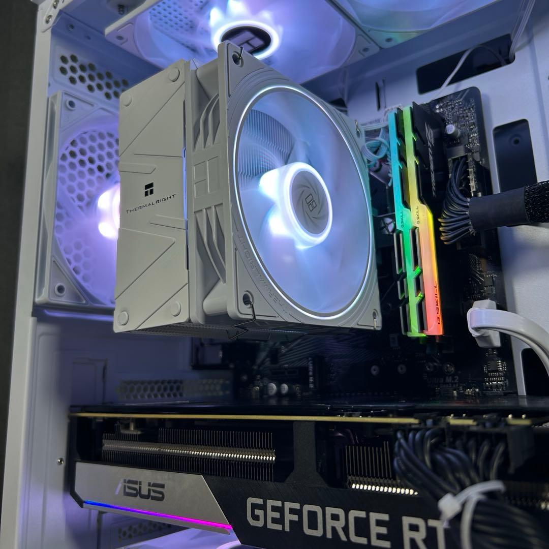 超高性能 白 ゲーミングPC RTX3070 Windows11 ワイルズ快適