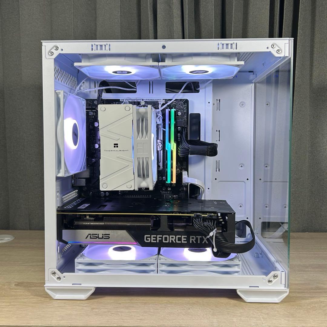 超高性能 白 ゲーミングPC RTX3070 Windows11 ワイルズ快適