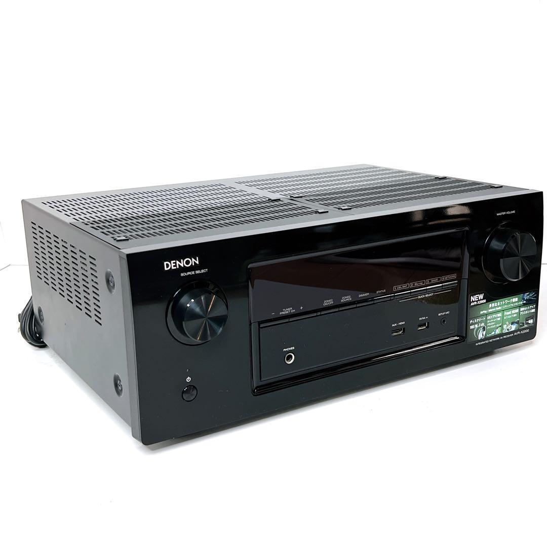 【美品・動作品】 DENON AVR-X2000 AVアンプ7.1ch