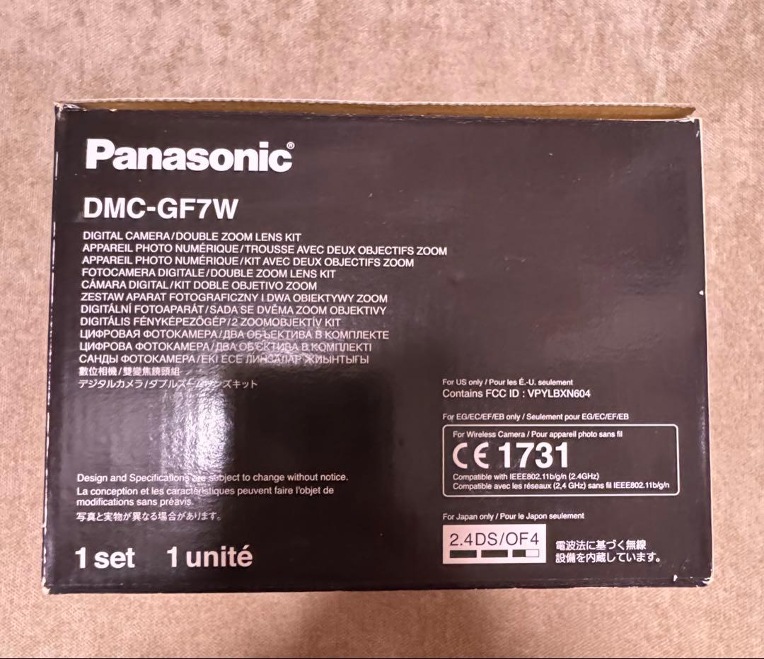 パナソニック LUMIX G DMC-GF7W ダブルズームレンズ　ピンク