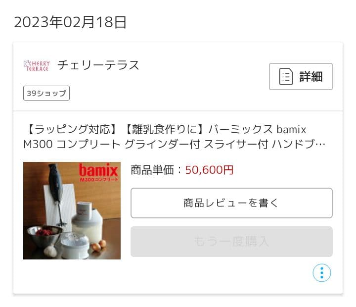 新品未使用　正規品　bamix M 300ブレンダー＆SliceSyセット