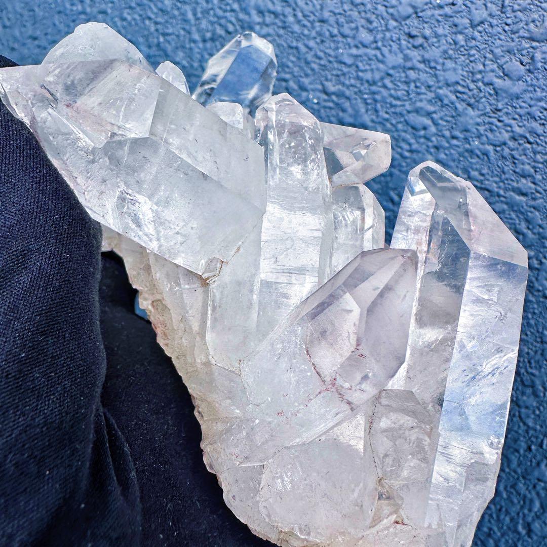 希少高透明度❗️キラキラ☆マニカラン産ヒマラヤ水晶クラスター超強いパワーA1411